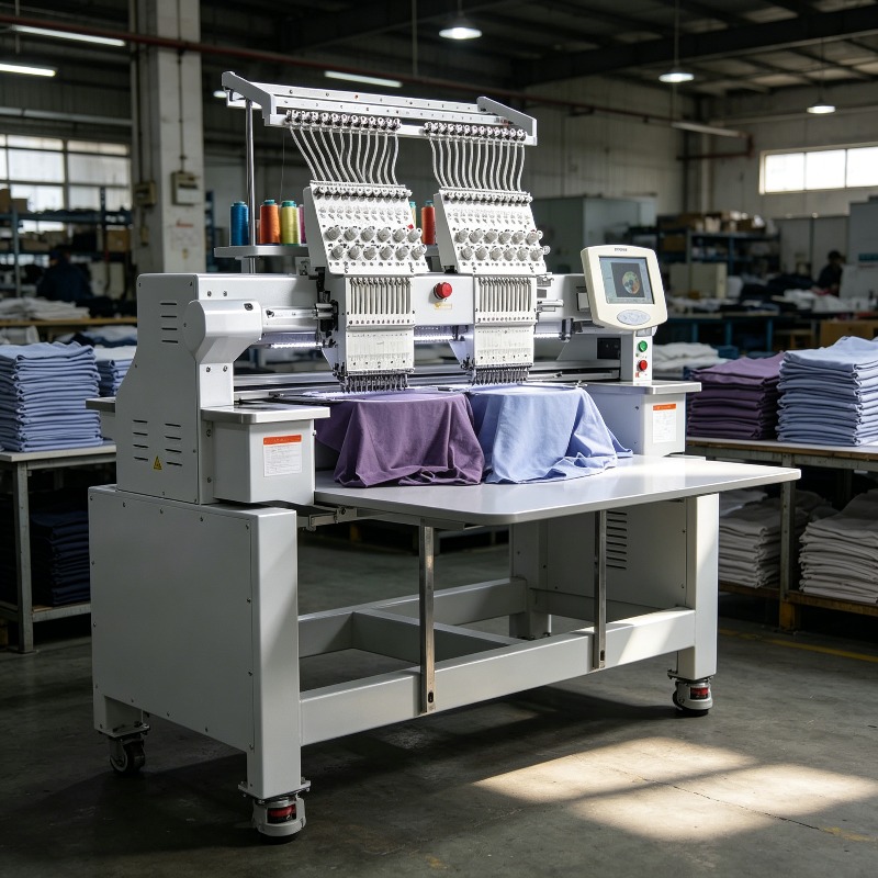 Heavy Equipment Business - Commercial High Speed Embroidery Machine Multi