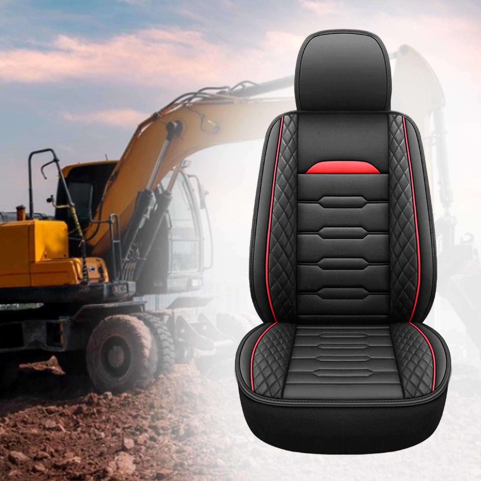 Heavy Equipment Loader - PU Leather Excavator Seat Cushion Breathable