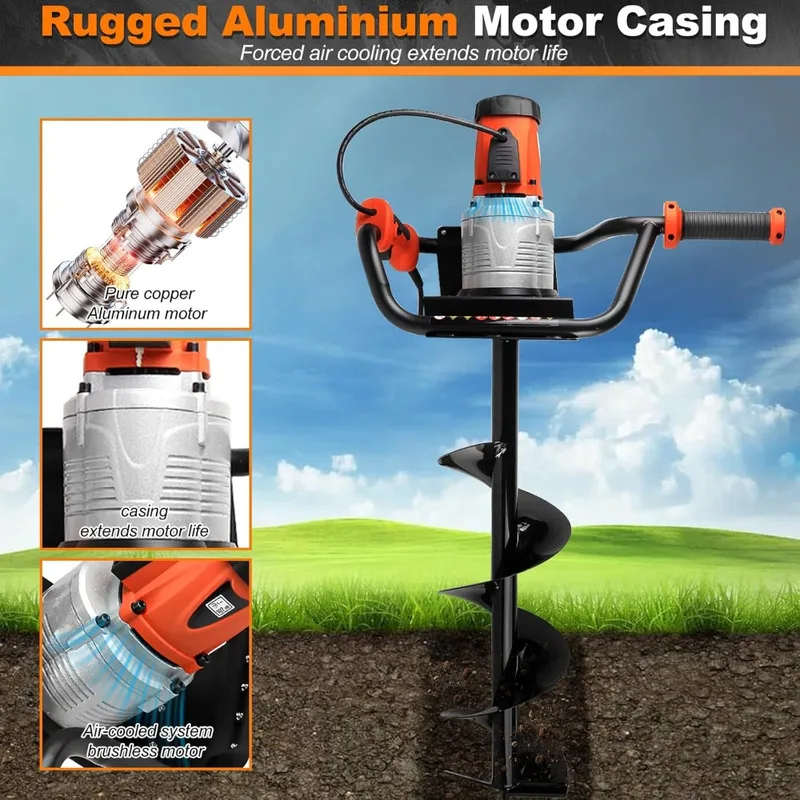 Post Hole Digger - 00W Post Hole Digger Drill with