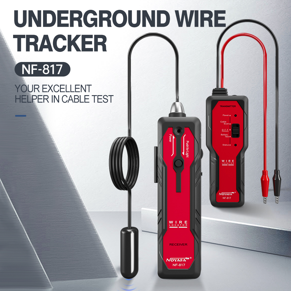 Underground Cable Detector - Noyafa NF-817L Underground Cable Locator Anti-Interference