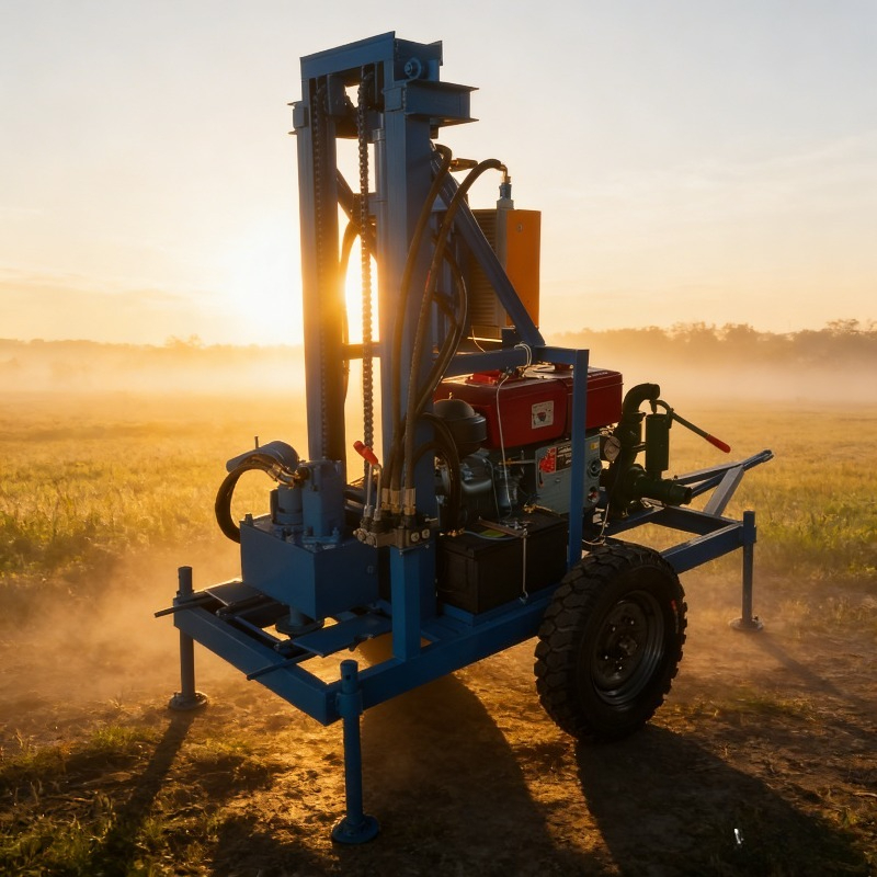 Industrial Grade Small Blue Di - Heavy Equipment Drilling Rig recension och pris