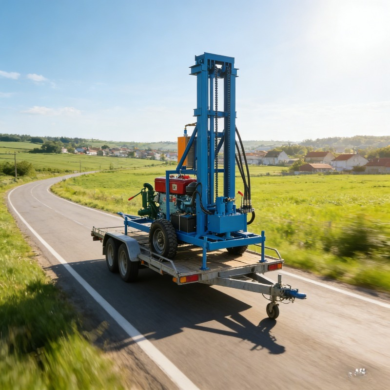 Industrial Grade Small Blue Di - Heavy Equipment Drilling Rig recension och pris