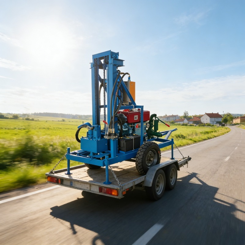 Industrial Grade Small Blue Di - Heavy Equipment Drilling Rig recension och pris