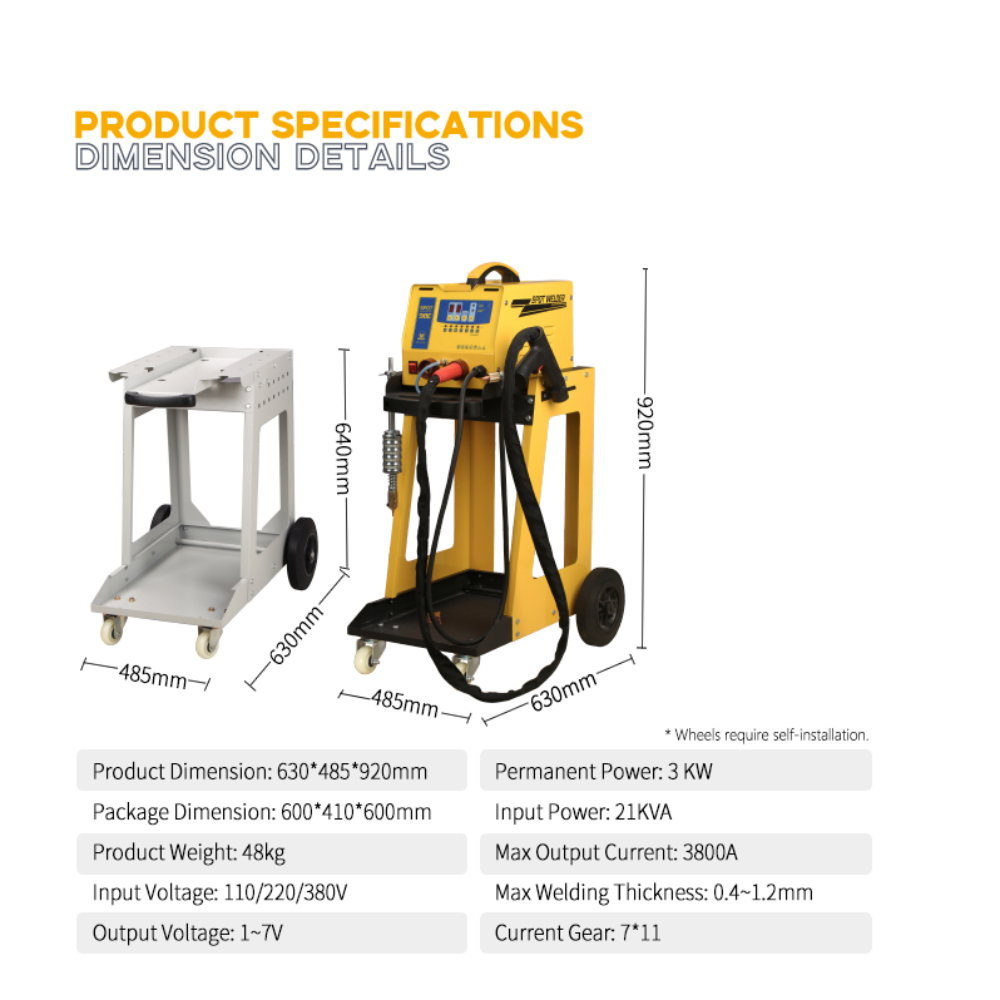 Heavy Duty Car Body Spot Welde - Heavy Equipment Welder recension och pris