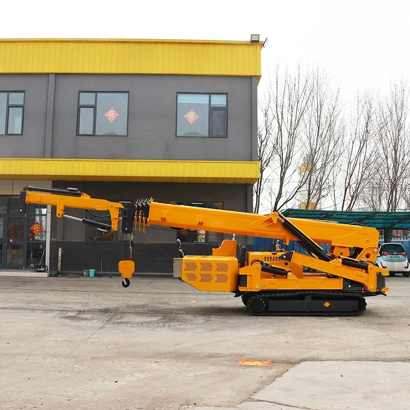 Small Mobile Spider Crane 5 To - Heavy Equipment Crane recension och pris