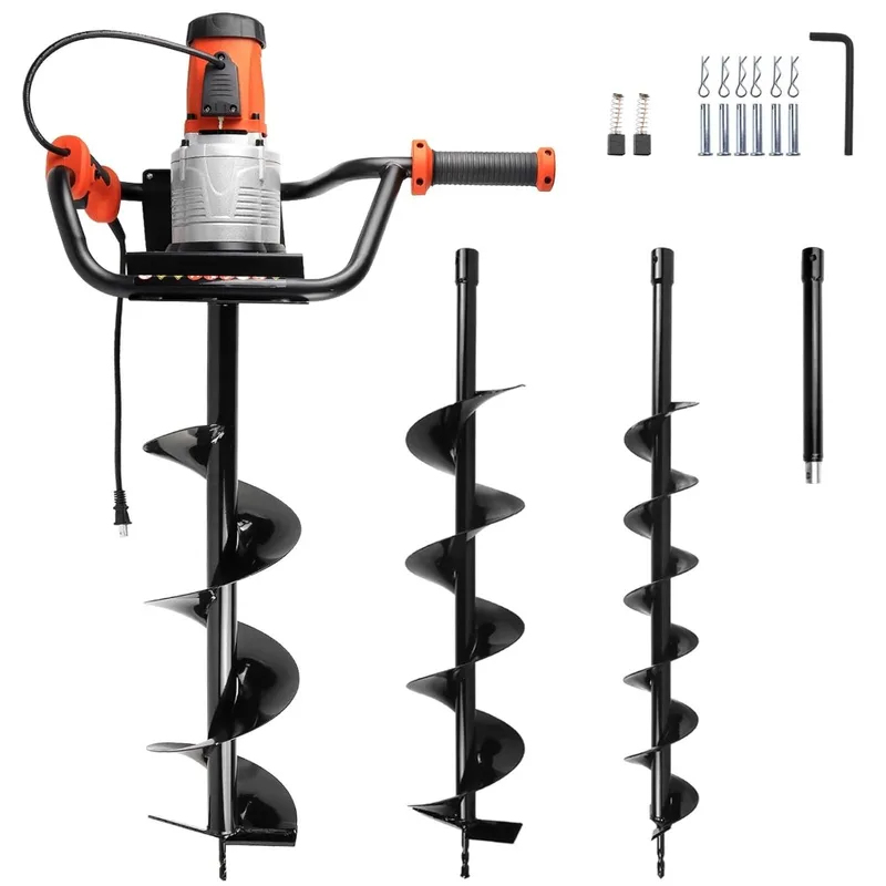 00W Post Hole Digger Drill wit - Post Hole Digger recension och pris