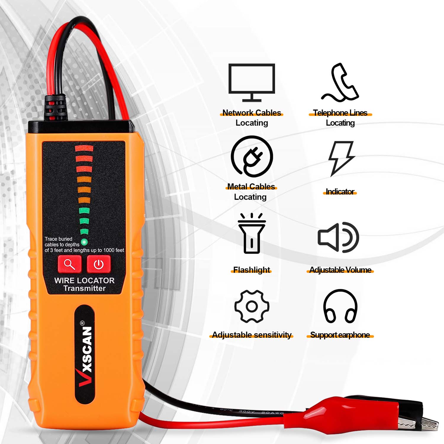 VXSCAN F04 Underground Wire Tr - Underground Cable Detector recension och pris