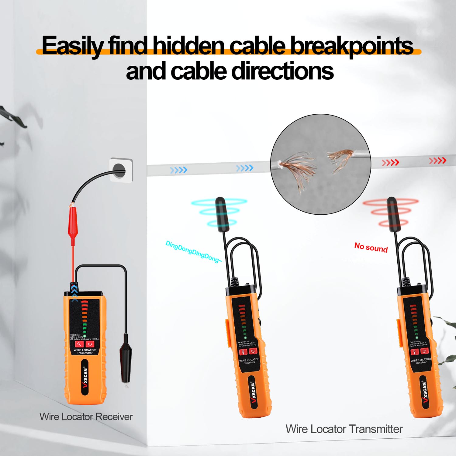 VXSCAN F04 Underground Wire Tr - Underground Cable Detector recension och pris