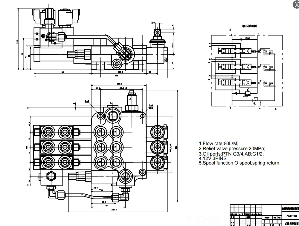 P80 Hydraulic Directional Valv - Heavy Equipment Distributors recension och pris