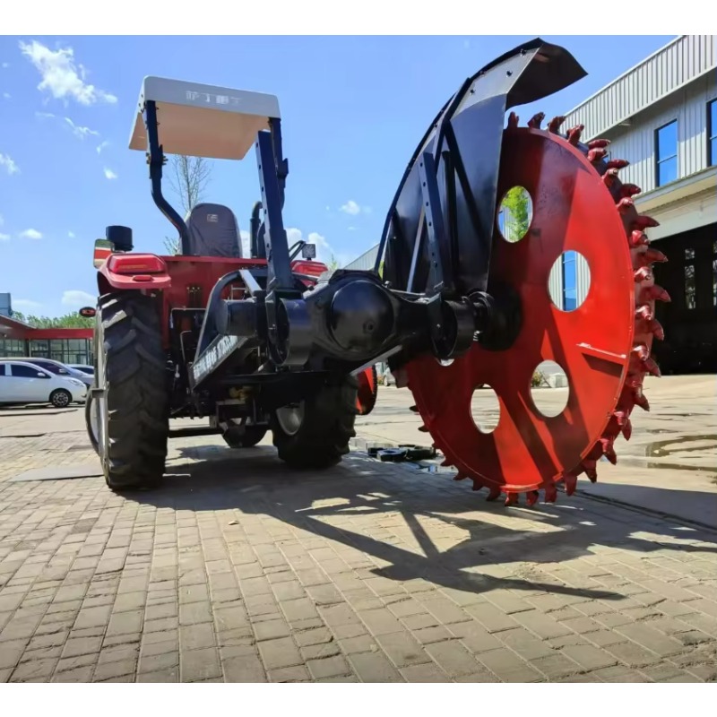 PTO Driven Disc Trencher for T - Heavy Equipment Trencher recension och pris