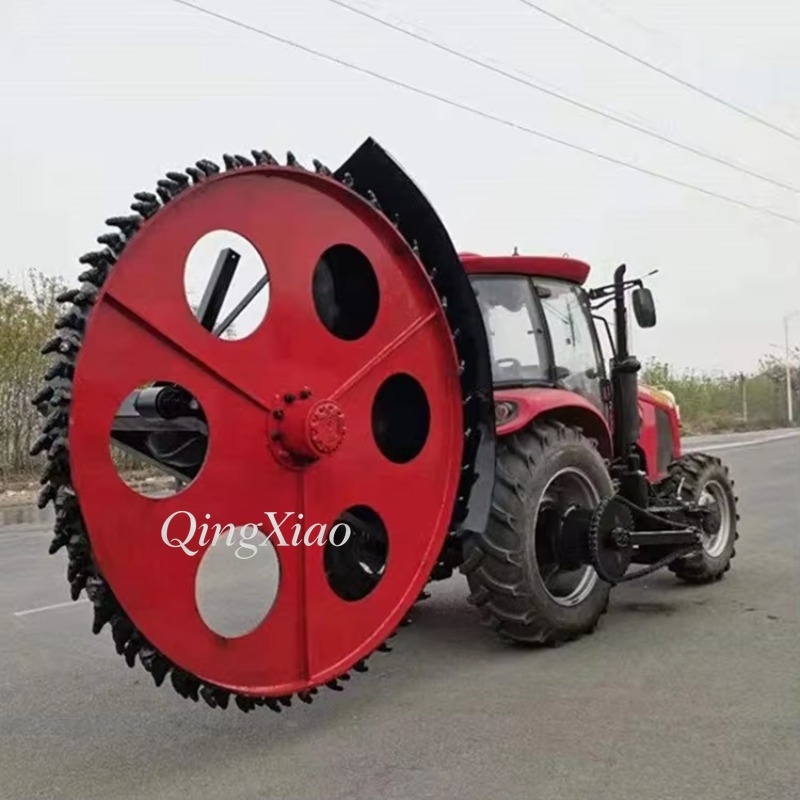PTO Driven Disc Trencher for T - Heavy Equipment Trencher recension och pris