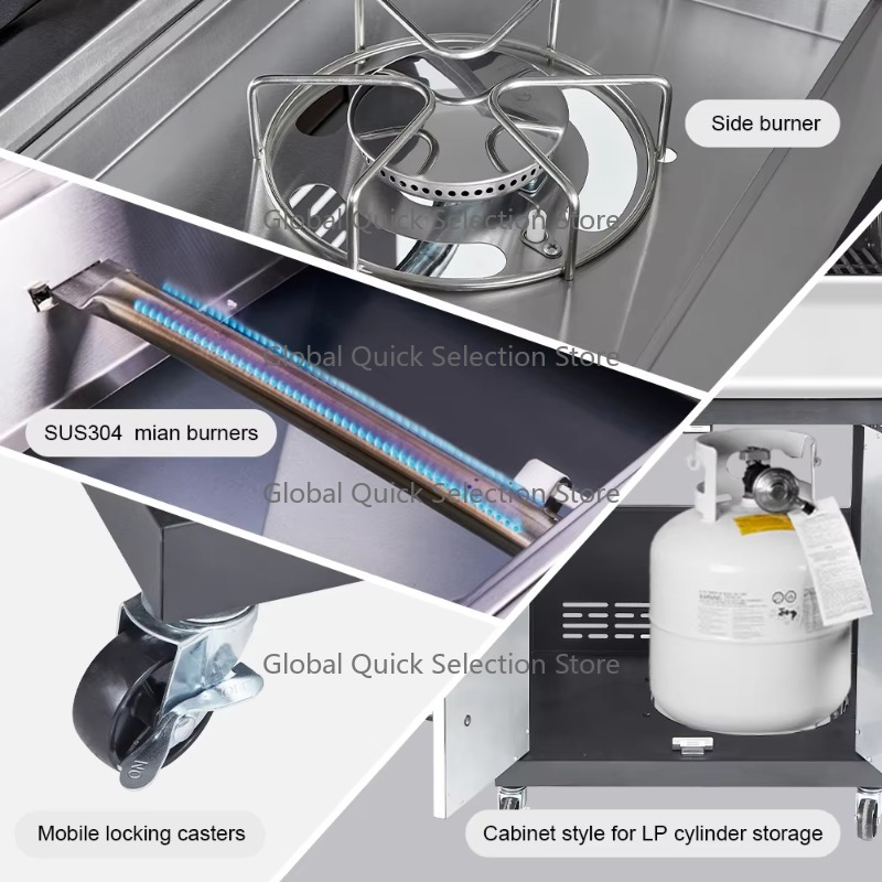 Heavy-duty Smokeless Gas BBQ G - Heavy Equipment Business recension och pris