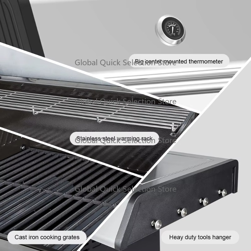 Heavy-duty Smokeless Gas BBQ G - Heavy Equipment Business recension och pris