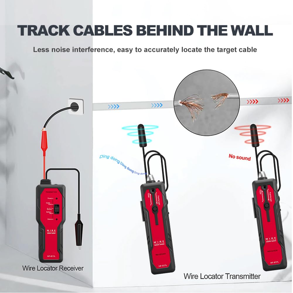 Noyafa NF-817L Underground Cab - Underground Cable Detector recension och pris