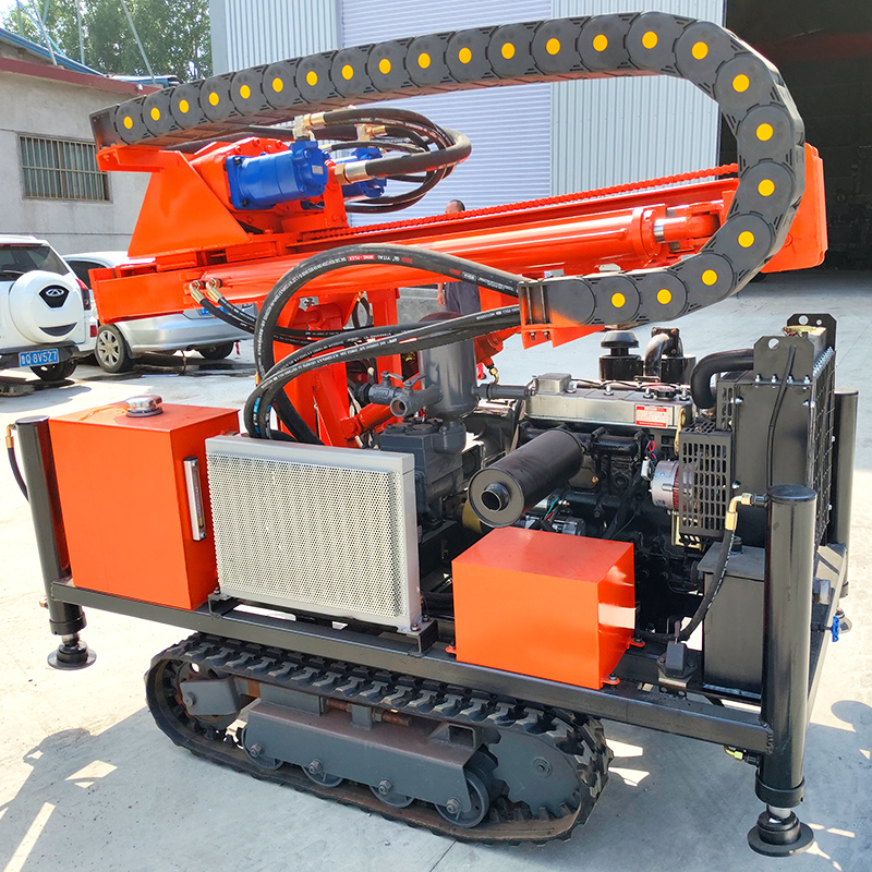 Customized 200m Deep Hole Dril - Heavy Equipment Drilling Rig recension och pris