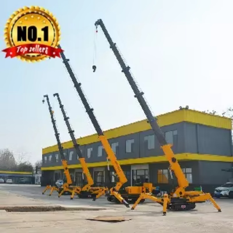 8T Hydraulic Spider Crane Heav - Heavy Equipment Crane recension och pris